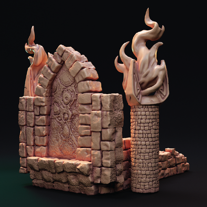 The Portal | Netherworld Diorama | 3D Resin Print