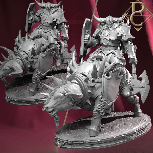 War Blood Commander | Demon Miniature | 3D Resin Print