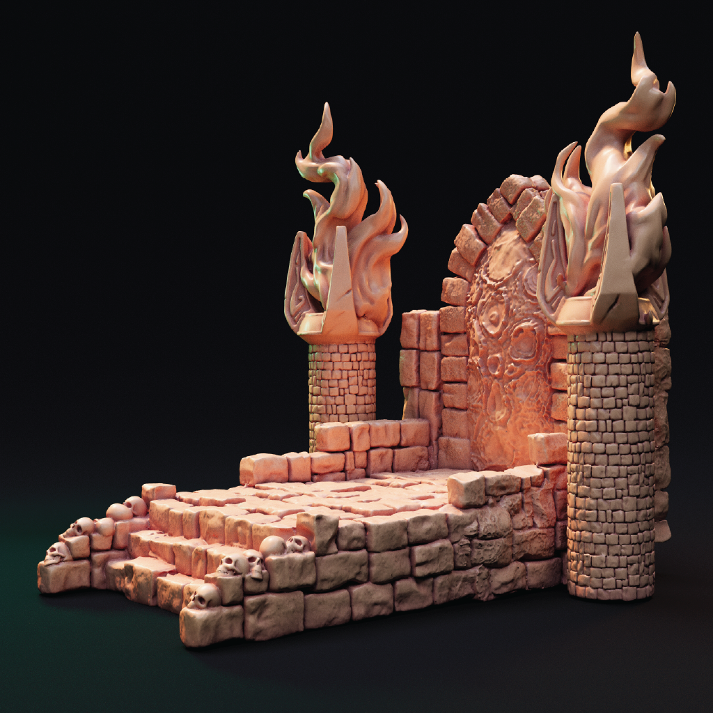 The Portal | Netherworld Diorama | 3D Resin Print
