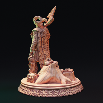Freki Trappor | Barbarian Miniature | 3D Resin Print