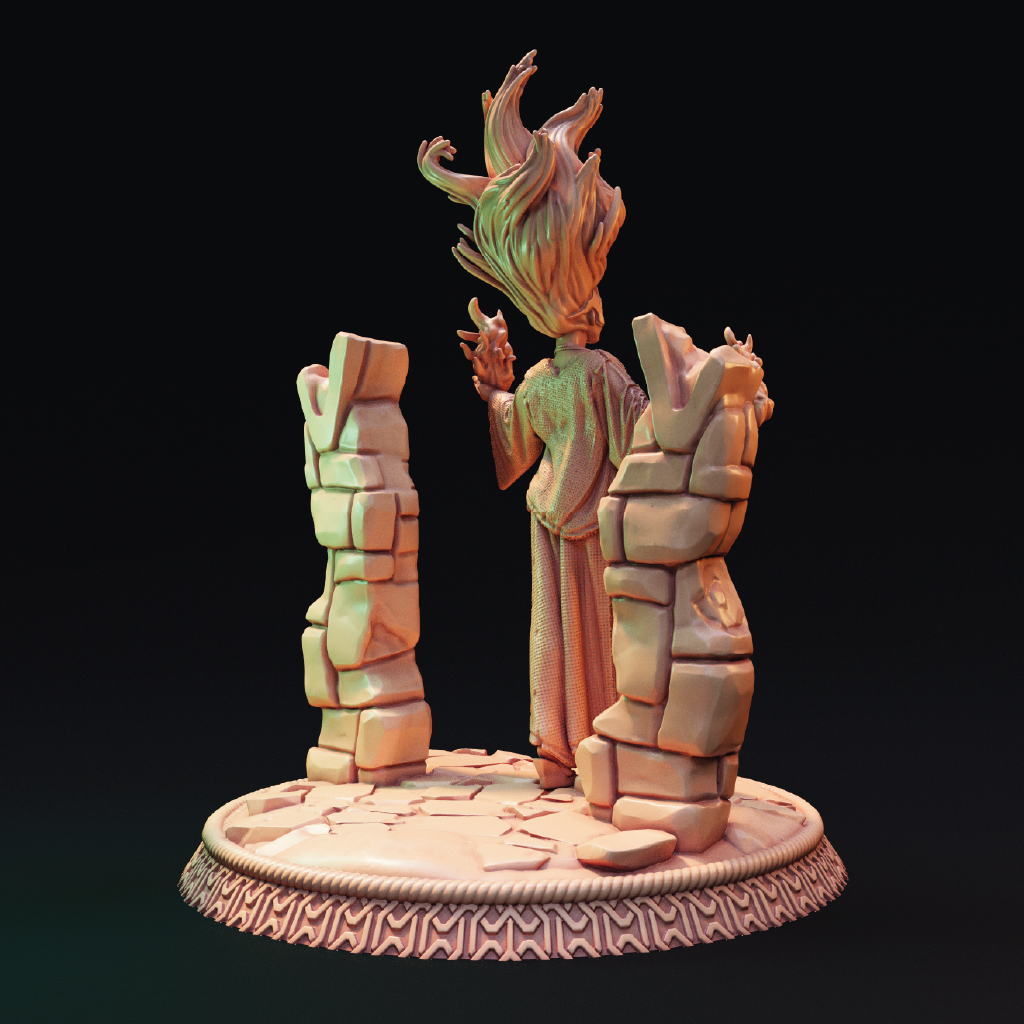 Garenix Carna | Siren Miniature | 3D Resin Print