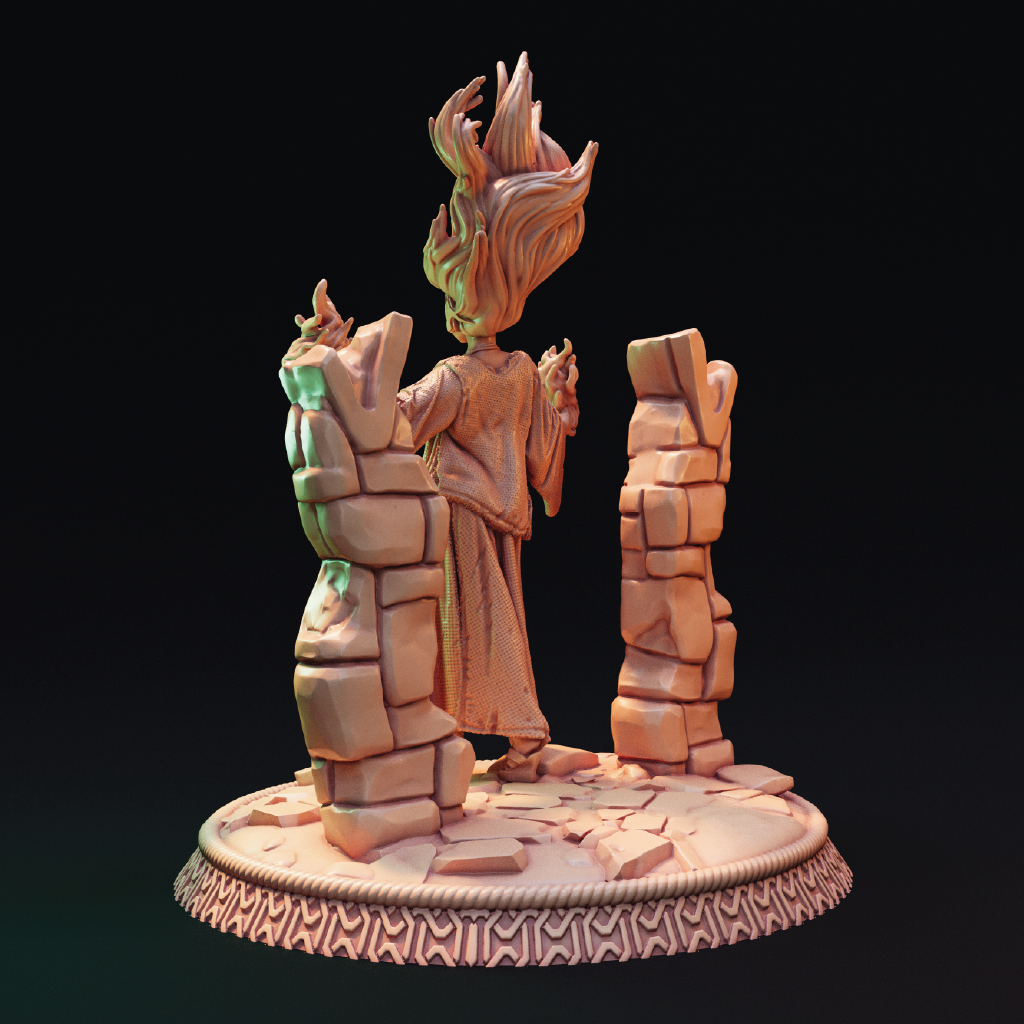 Garenix Carna | Siren Miniature | 3D Resin Print
