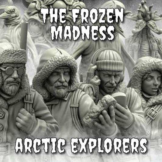 Arctic Explorers | Adventurer Miniatures | 3D Resin Print