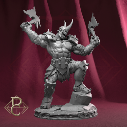 Gorgrash the Ripper | Orc Miniature | 3D Resin Print
