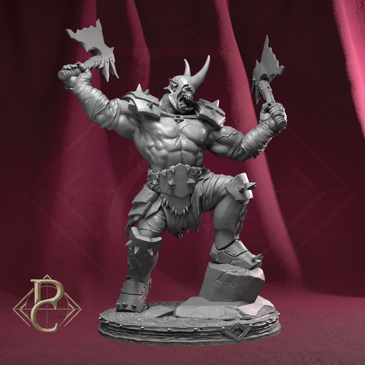 Gorgrash the Ripper | Orc Miniature | 3D Resin Print