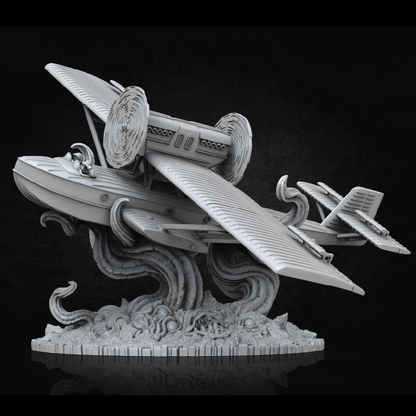 Plane Attack | Nightmare Diorama | 3D Resin Print