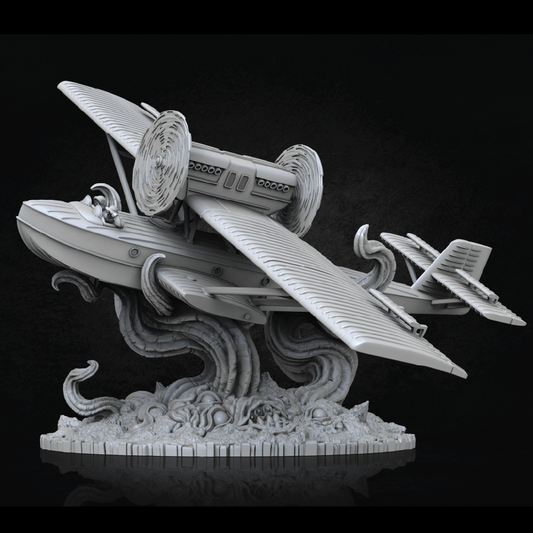 Plane Attack | Nightmare Diorama | 3D Resin Print