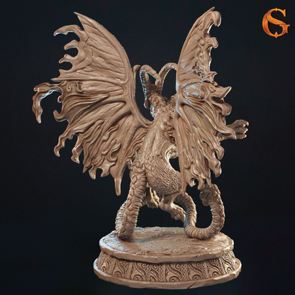 Burning Chimera | Mythical Miniature | 3D Resin Print