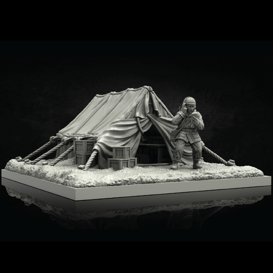 Wilderness Camp | Arctic Diorama | 3D Resin Print