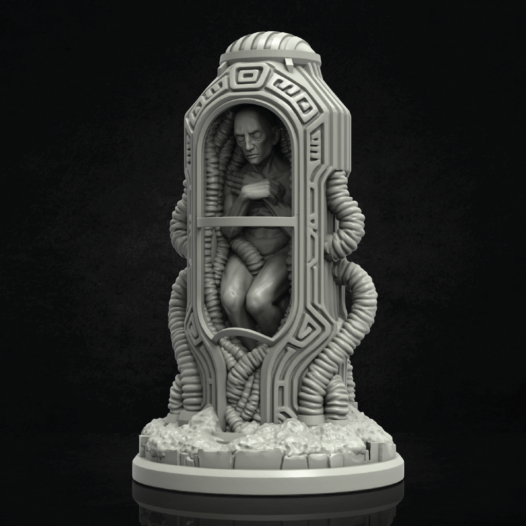 Gedney's Sarcophagus | Eldritch Miniature | 3D Resin Print