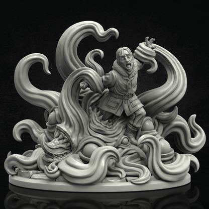 Attacking Shoggoth | Eldritch Miniature | 3D Resin Print