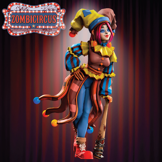 Jester | Zombie Survivor Miniature | 3D Resin Print