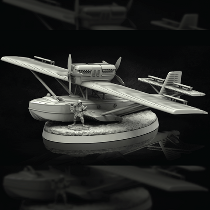 Explorer's Plane | Arctic Diorama | 3D Resin Print