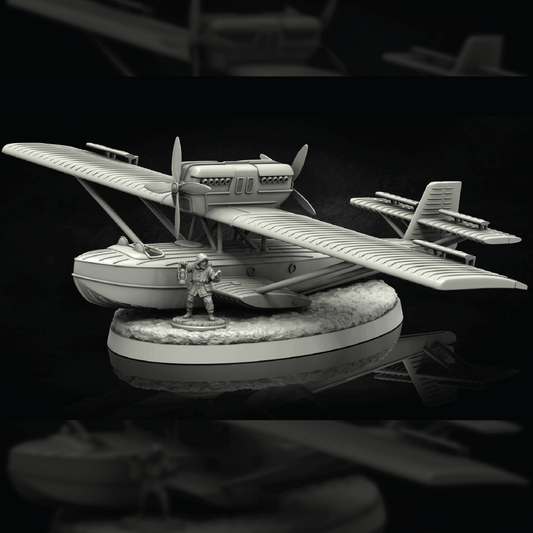 Explorer's Plane | Arctic Diorama | 3D Resin Print
