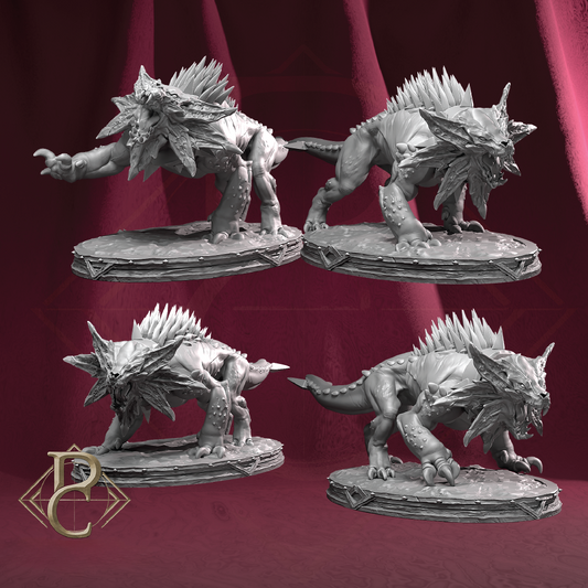 Blood Hounds | Beast Miniature | 3D Resin Print