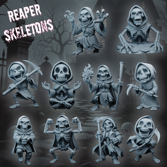 Reaper Skeletons | Undead Miniatures | 3D Resin Print