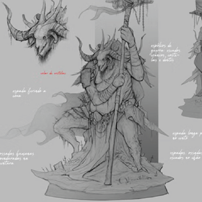 The Fallen Minotaur | Corrupted Mutant Miniature | 3D Resin Print