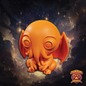 3D render of a baby infant Cthulhu eldritch monster