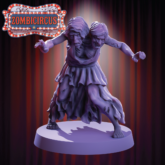 Siamese Twins | Zombie Miniature | 3D Resin Print