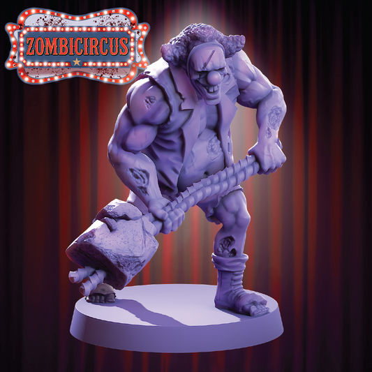 Clown Giant | Zombie Miniature | 3D Resin Print