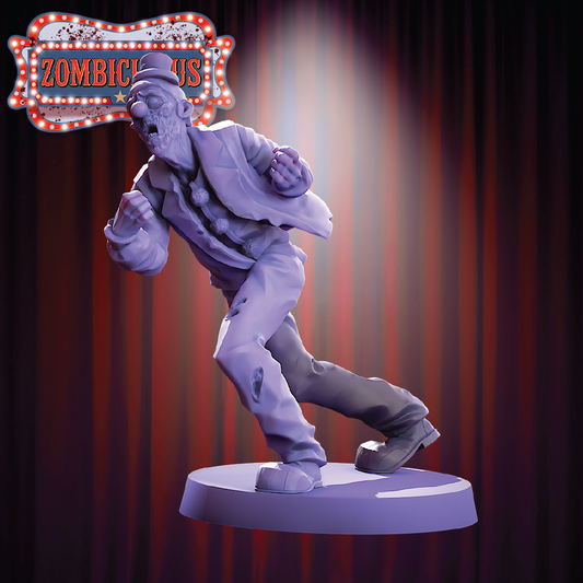Clown #2 | Zombie Miniature | 3D Resin Print