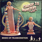 Bride of Frankenstein | Undead Miniature | 3D Resin Print
