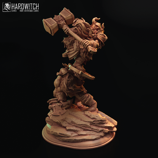 Collective Might | Dwarf Miniature | 3D Resin Print