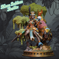 Moon Goddess Awilix | Mayan Miniature | 3D Resin Print