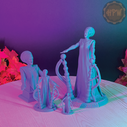 Bride of Frankenstein | Undead Miniature | 3D Resin Print