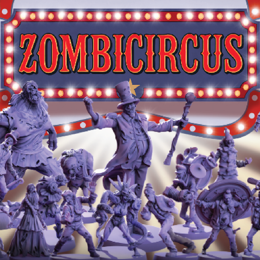 Clown on Stilts | Zombie Miniature | 3D Resin Print