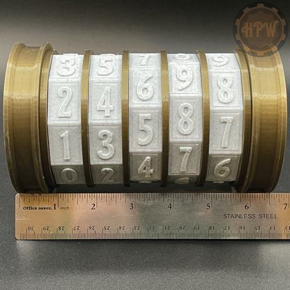 Resettable Cryptex | Puzzle Lock Box