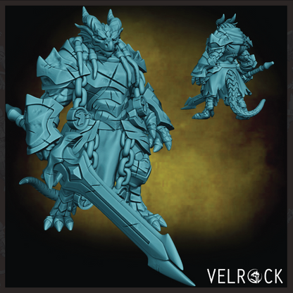 Dragonborn Paladin | 3D Resin Print