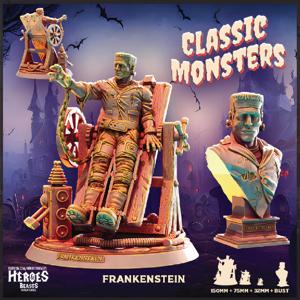 Frankenstein's Monster | Undead Miniature | Heroes & Beasts | Classic Movie Monsters