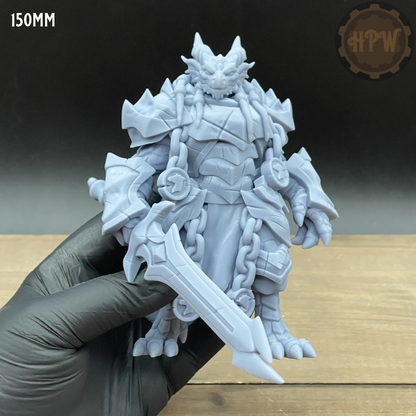 Dragonborn Paladin | 3D Resin Print