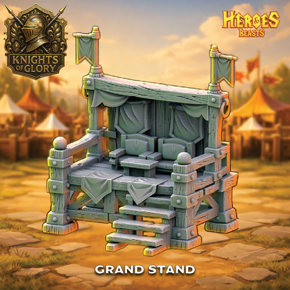 Tournament Scenery | Medieval Scatter Terrain | 3D Resin Print