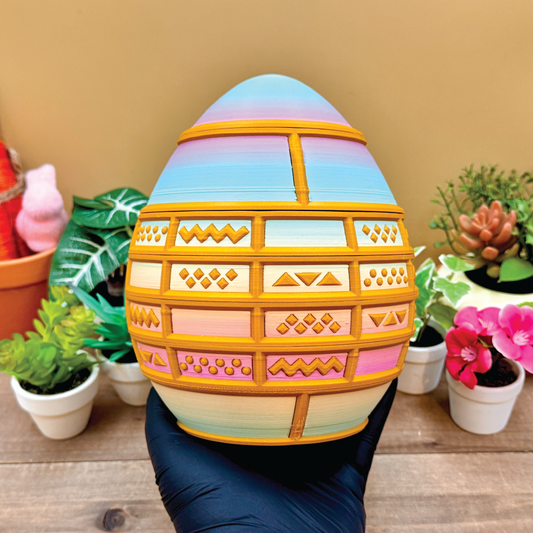 Easter Egg Lockbox | Holiday Puzzle | 3D Filament Print