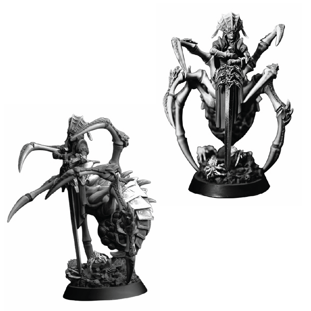 Isadora Spinnerette | Spider Queen Miniatures | 3D Resin Print