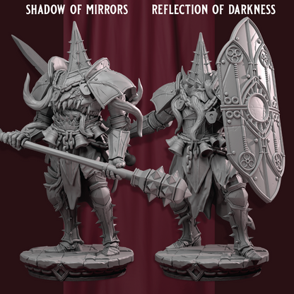Mimic Knights | Doppelganger Miniature | 3D Resin Print