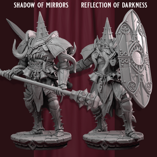 Mimic Knights | Doppelganger Miniature | 3D Resin Print