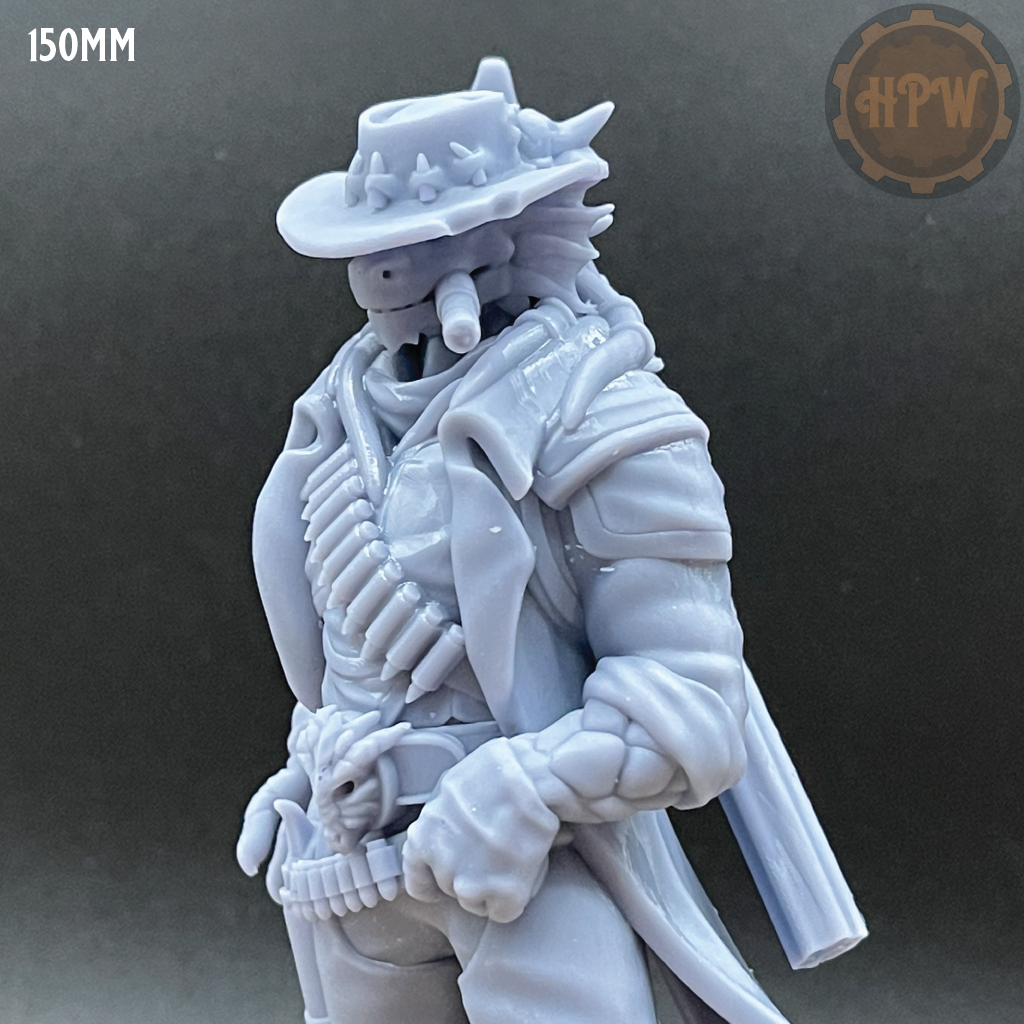 Male Dragonfolk Gunslinger | Rogue Miniature | Velrock Art | Company of Dragons | DnD | Pathfinder | RPGs