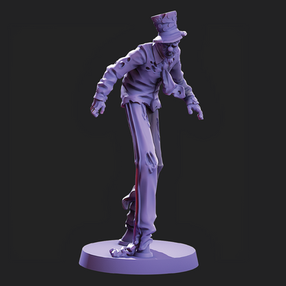 Clown on Stilts | Zombie Miniature | 3D Resin Print