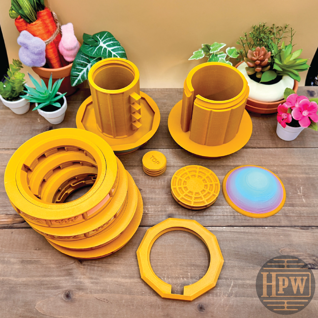 Easter Egg Lockbox | Holiday Puzzle | 3D Filament Print