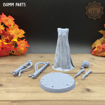 Bride of Frankenstein | Undead Miniature | 3D Resin Print