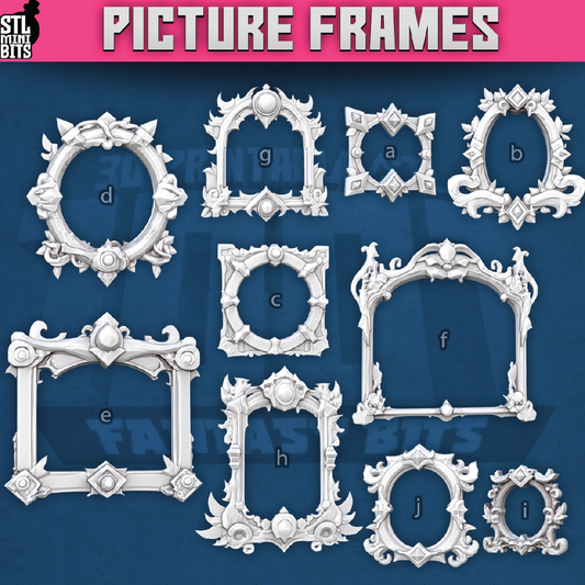 Picture Frames | Scatter Terrain | 3D Resin Print
