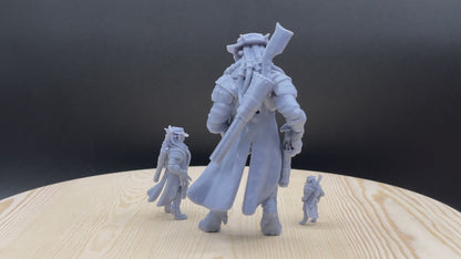 Male Dragonfolk Gunslinger | 3D Resin Print