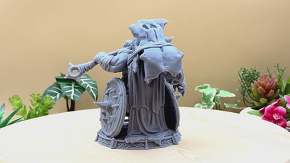 God Hewer Groc | Orc Barbarian Miniature | 3D Resin Print