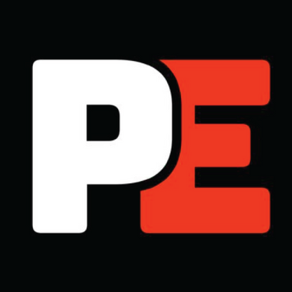 A PE logo for Printed Encounter
