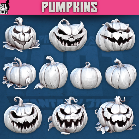 Pumpkins | Scatter Terrain | 3D Resin Print