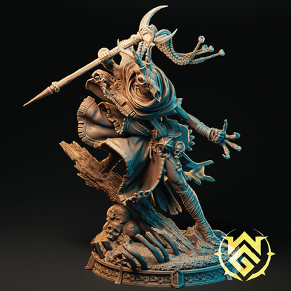 Desert Druid Cai | Shaman Miniature | 3D Resin Print