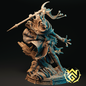 Desert Druid Cai | Shaman Miniature | 3D Resin Print
